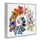 Stupell Industries Flying Butterfly Spiral Framed Giclee Wall Art Design by Ann Jasperson